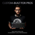 Logitech G PRO GX Blue Mechanisch Gaming Toetsenbord Azerty product in gebruik