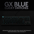 Logitech G PRO GX Blue Mechanical Gaming Keyboard AZERTY product in use