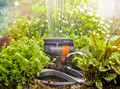 Gardena Zwenksproeier AquaZoom Compact product in gebruik