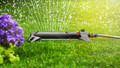 Gardena Zwenksproeier AquaZoom S product in gebruik