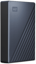 WD My Passport for Mac 5TB Type C Blauw - Duo pack rechterkant