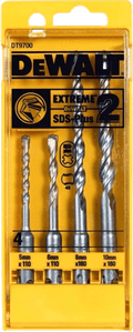 DeWalt 4-piece hammer drill set SDS-plus 5,6,8 and 10 mm Main Image