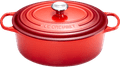 Le Creuset Signature Ovale Braadpan 31 cm Kersenrood Main Image