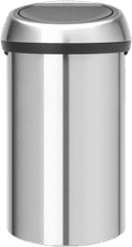 Brabantia Touch Bin 60 Litres Acier Mat Main Image