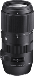 Sigma 100-400mm f/5-6.3 DG OS HSM C Canon top