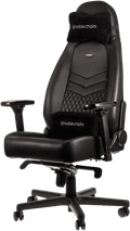 noblechairs ICON Echtlederen Gaming Stoel Zwart Main Image