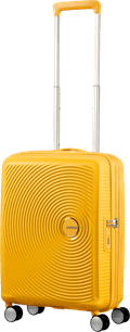 American Tourister Soundbox Expandable Spinner 55cm Golden Yellow Main Image