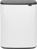 Brabantia Bo Touch Bin 2 x 30 Liter White Main Image