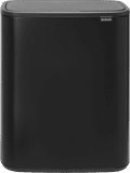 Brabantia Bo Touch Bin 2 x 30 Liter Matt Black Main Image
