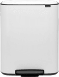 Brabantia Bo Pedal Bin 60 Liter White Main Image
