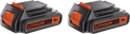 BLACK+DECKER 18V 2,0 Ah Accu 2-pack Main Image
