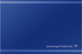 Samsung T7 Portable SSD 2TB Blauw achterkant