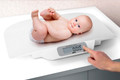 Alecto BC-30 baby scale with carrying bag product in use