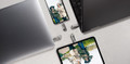 SanDisk Ultra Dual Drive Luxe USB-C 64GB product in gebruik