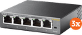 TP-Link TL-SG105E 3-Pack Main Image