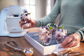 Bosch MUZ5EB2 Ice cream maker product in use