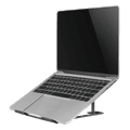 Neomounts NSLS085BLACK Opvouwbare Laptopstandaard Zwart voorkant