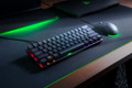 Razer Huntsman Mini Gaming Keyboard (Optical Red) Black QWERTY product in use