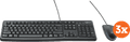 Logitech MK120 Toetsenbord en Muis QWERTY 3-Pack Main Image