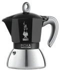 Bialetti New Moka Induction Zwart 4 kopjes voorkant