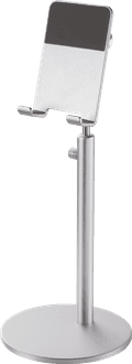 Neomounts by Newstar DS10-200SL1 Telefoon Stand Zilver voorkant