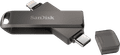 SanDisk iXpand Flash Drive Luxe 128GB Type-C + Lightning Connector Main Image