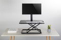 Neomounts by Newstar NS-WS050BLACK Sit-Stand Workstation Black product in use