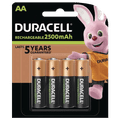 Duracell Recharge Ultra AA-batterijen 4 stuks Main Image