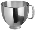 KitchenAid 5K5THSBP Mixing Bowl Polished Stainless Steel 4.8L Main Image