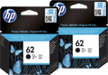 HP 62 Cartridges Zwart Duo Pack Main Image