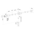 Neomounts FPMA-D550D3BLACK Monitorarm Zwart detail