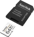 Sandisk MicroSDXC High Endurance 64GB 40MB/s voorkant