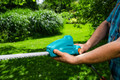 Gardena THS 42/18V-P4A Set product in gebruik