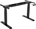 Euroseats Elektrisch Zit Sta Bureau 140 x 80 Zwart/Wit linkerkant