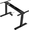 Euroseats Elektrisch Zit Sta Bureau 140 x 80 Zwart/Wit rechterkant