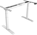 Euroseats Elektrisch Zit Sta Bureau 160 x 80 Wit/Wit linkerkant