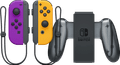 Nintendo Switch Joy-Con set Neon Paars/Neon Oranje + Nintendo Switch Joy-Con Charge Grip Main Image