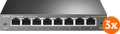 TP-Link TL-SG108E 3-Pack Main Image