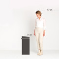 Brabantia Touch Bin 30 Liter Platinum + Vuilniszakken (120 stuks) visual leverancier