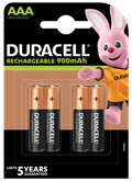 Duracell Recharge Ultra AAA batteries 4 pieces Main Image