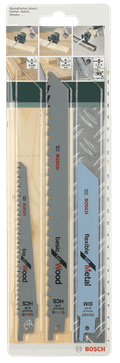 Bosch 3-delige Reciprozaagbladenset (universeel) Main Image