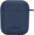 BlueBuilt Hoesje voor AirPods gen 1/2 Composteerbaar Donkerblauw voorkant