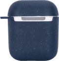 BlueBuilt Hoesje voor AirPods gen 1/2 Composteerbaar Donkerblauw achterkant