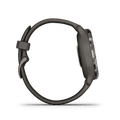 Garmin Venu 2S Grijs + Garmin Index S2 Smart - Zwart linkerkant