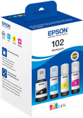 Epson 102 Inktflesjes Combo Pack Kleur verpakking