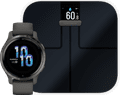 Garmin Venu 2S Grijs + Garmin Index S2 Smart - Zwart Main Image