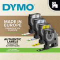 DYMO Authentic D1 Labels Black-White (9mm x 7m) null