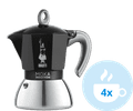 Bialetti New Moka Induction Zwart 4 kopjes Main Image