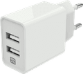 XtremeMac Charger with 2 USB-A Ports 12W White Main Image