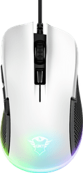 Trust GXT 922W Ybar Souris Gamer avec Éclairage RGB - Blanc Main Image